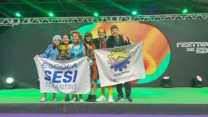 Estudantes do SESI do Tocantins se destacam no Festival Nacional de Robótica, trazendo dois troféus